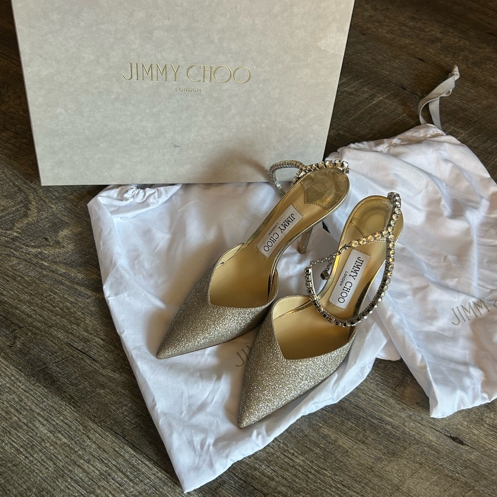 NWOT Jimmy Choo wedding heels
